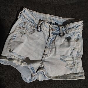 American Eagle High Rise Jean Shorts Size 4